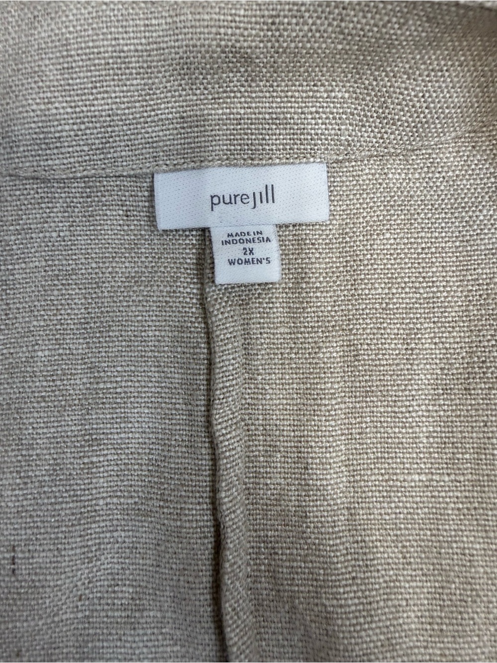 J. Jill PureJill Linen Open Blazer | Jacket - Picture 4 of 5